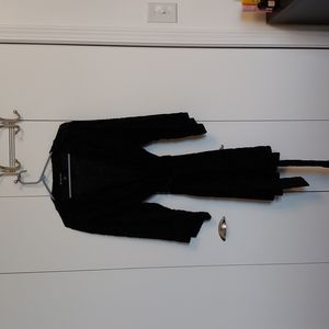 INC Black Velvet Robe.